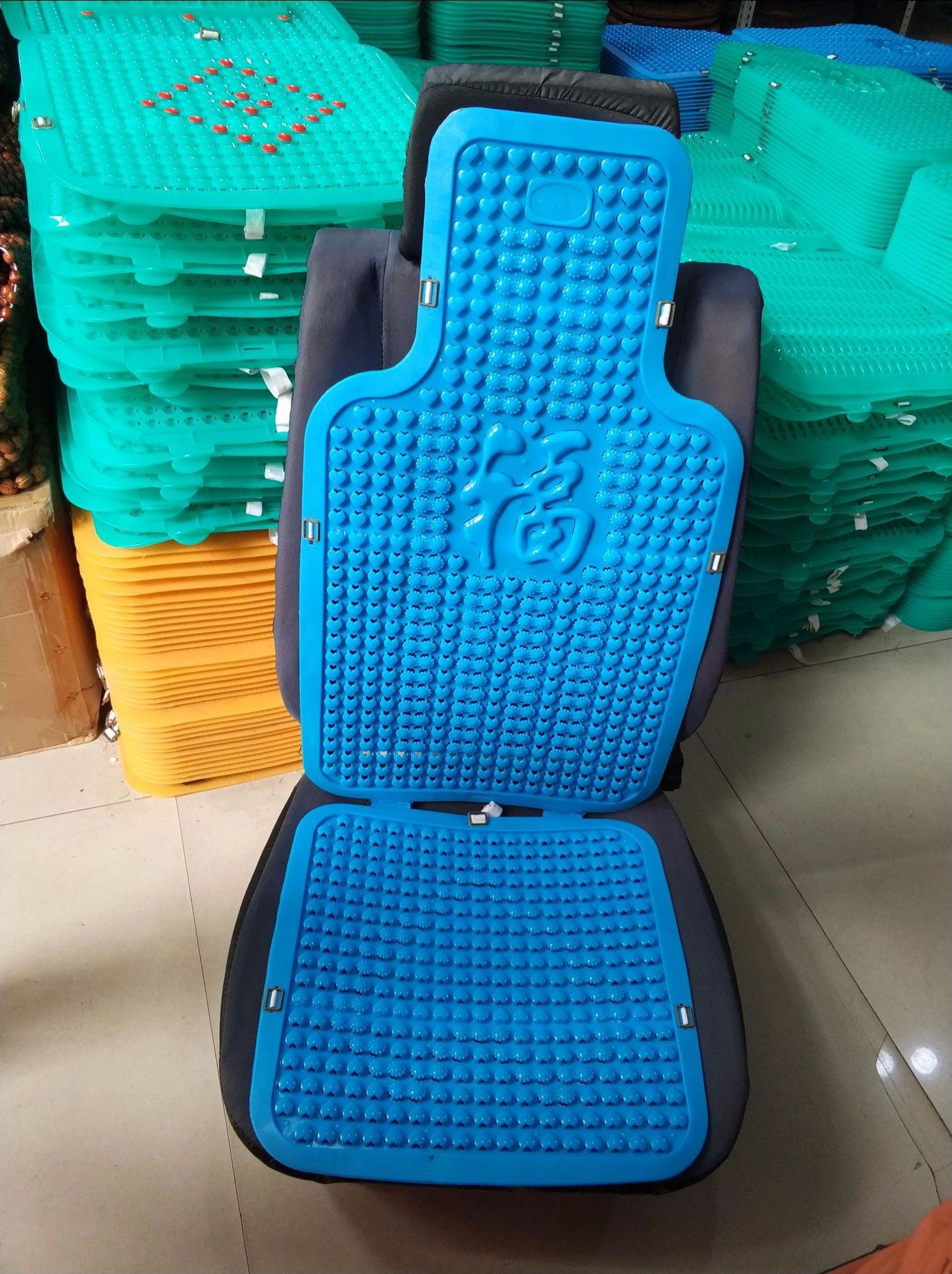 Customized Processing of Car Summer Cool Seat Cushions, Plastic Seat Cushions, Vans, Large Trucks, Car Seat Cushions, Flat Fu Characters