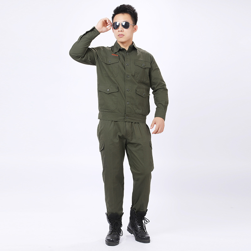 Manufactor Direct selling coverall suit Labor uniforms pure cotton Thin material Twill Anti scald ventilation construction site Automobile Service Electric welding