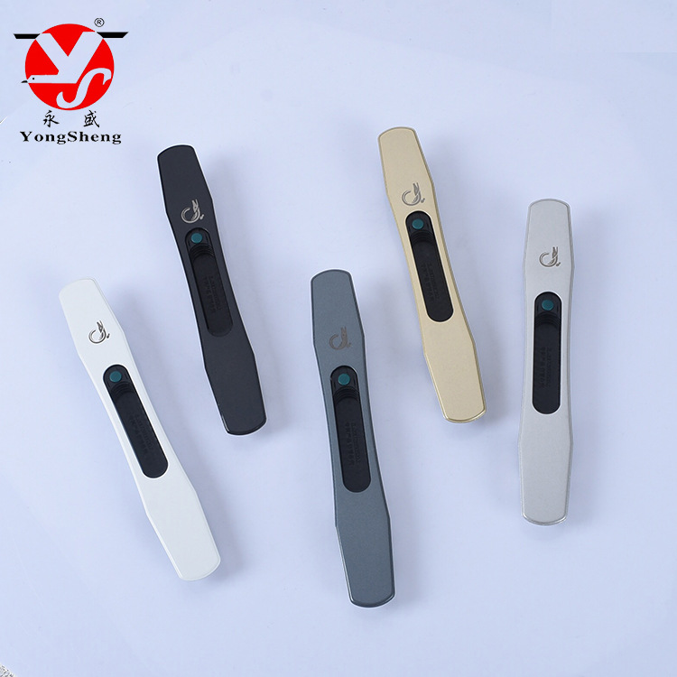 不锈钢推拉门锁 小蛮腰一字单面锁 铝合金门窗钩锁落地门窗钩锁