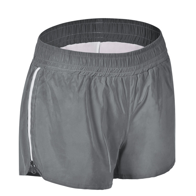 Spring and Summer New Reflective Sports Shorts Female Sports Outdoor Running Fitness Yoga Waterproof Pentacle Pants Expl