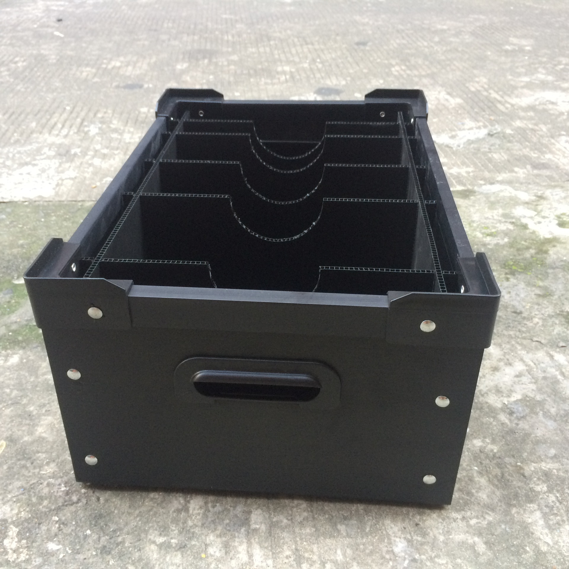 广州中空板塑胶箱 珠海静电PP中空板塑料周转箱 万通板瓦楞钙塑箱