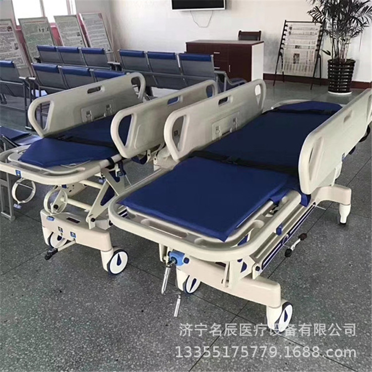 Patient transfer bed ABS Transfer Vehicle Hospital Lifting Flat car Hydraulic pressure Transport Lathe Gastroscope table