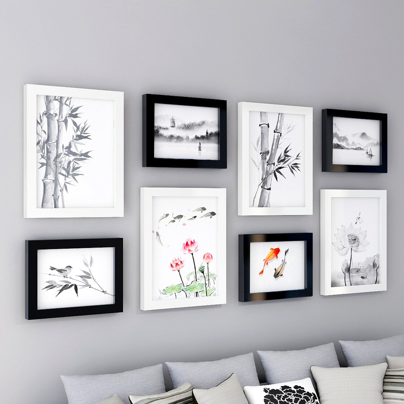 019 Photo Wall Wholesale Photo Frame Wall Set Photo Studio Frame Photo Stand 710inch Creative European Style Photo Frame Wall Hanging Personalized