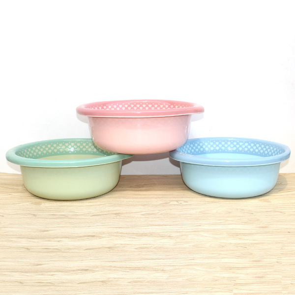 Big plastic washbasin for laundry for students for home use