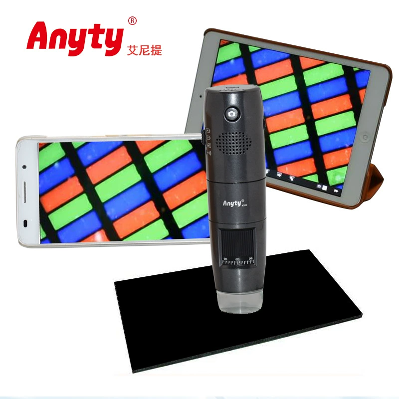 Цифровой микроскоп WIFI ainiti 3R-WM401WiFi, применимый к обнаружению промышленных металлических инструментов/компонентов