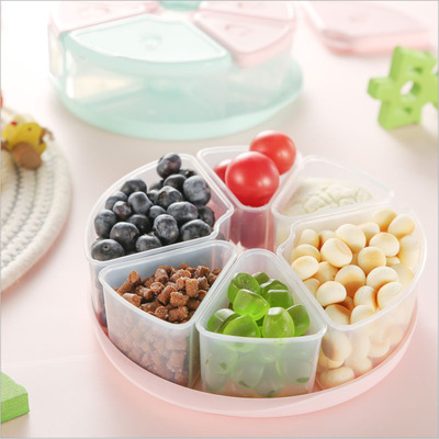 Children's convenient multi-functional storage box baby's auxiliary food fresh keeping box snack snack fruit box cover seal
