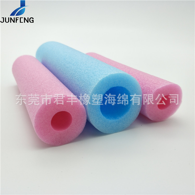 君丰发泡epe珍珠棉管减震缓冲防护套彩色装饰插花泡沫条婚庆用品