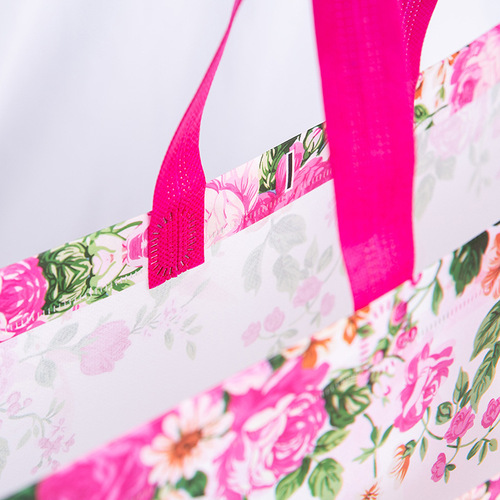 Canvas bag printing and laminating non-woven bag hand-held gift packaging bag clothing non-woven hand-held large capacity printing