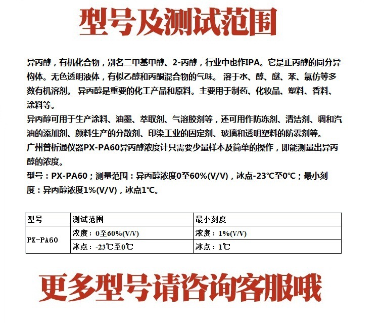 折光儀-異丙醇濃度計(jì)