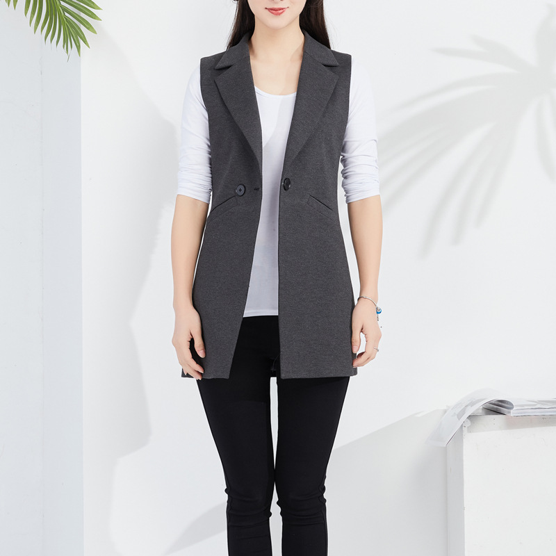 Gilet femme en Mélange de fibres chimiques - Ref 3316204 Image 37