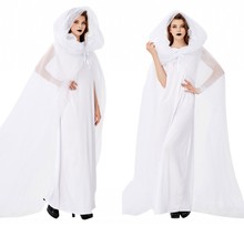 万圣节狂欢派对白色鬼新娘装木乃伊酒吧角色扮演服游戏制服