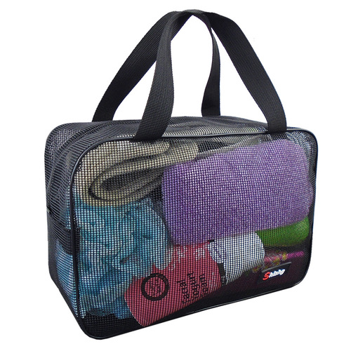 Bath bag, women's mesh portable wash bag, portable storage bath bag for business trip, men's fitness swimming bath bag