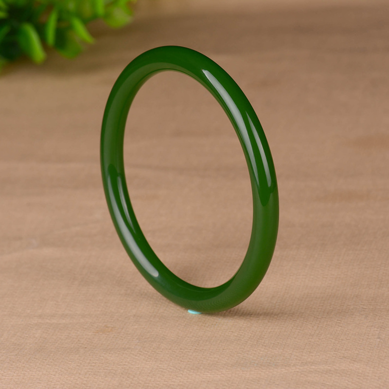 Thin bracelet jade