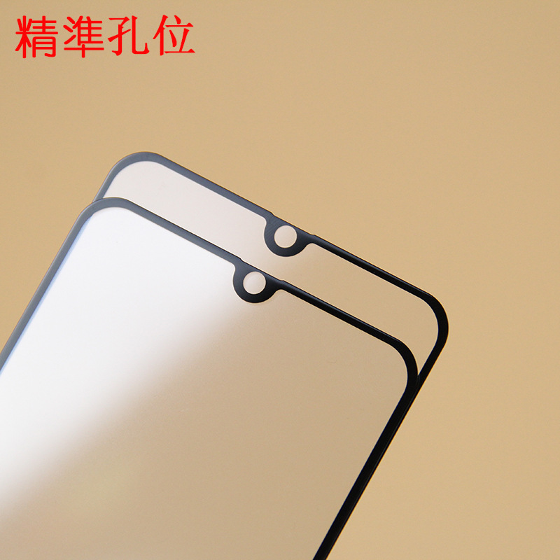 For Samsung A30 Tempered Film Full Edition A50 Electroplated A20 Full Glass Film Anti-Scratch A40S Mobile Phone Film