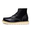 Martens, demi-season high boots English style, fleece footwear, 2021 collection