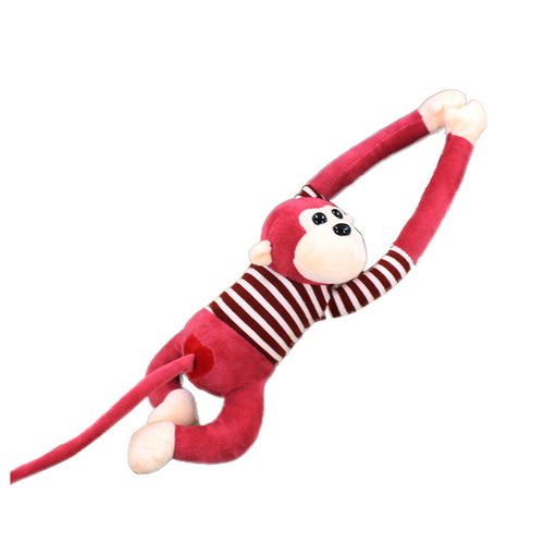 Lying Monkey Long-Arm Monkey Long-Tail Monkey Plush Toy Wedding Confetti Creative Curtain Hanging Doll Wholesale