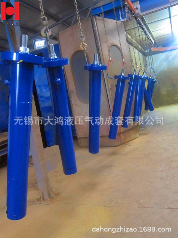 江苏无锡厂家直供~非标定制液压缸 液压油缸 法兰式油缸