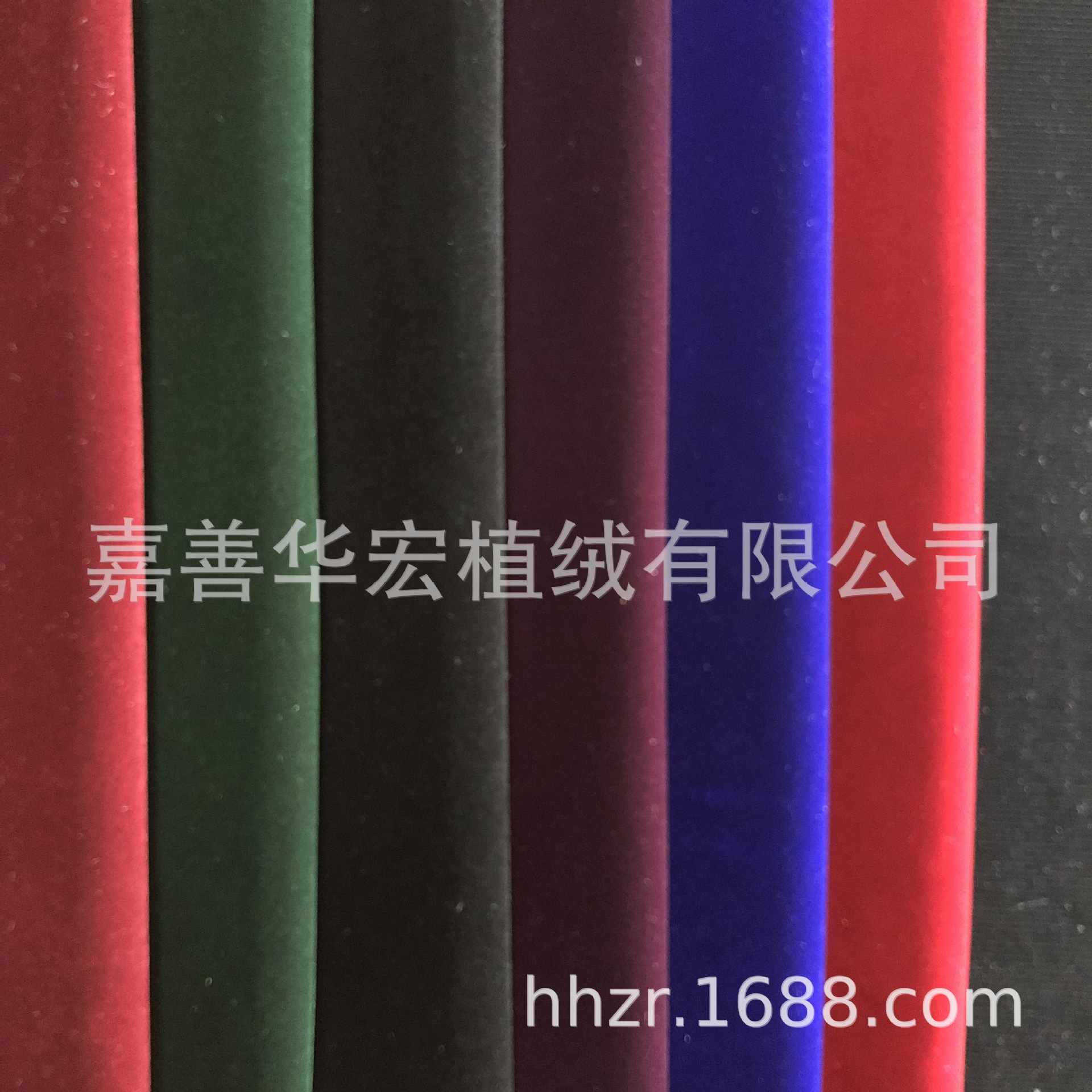 源头工厂直销 仿天鹅绒 经编布植绒平绒 包装袋布 超软超滑港平绒