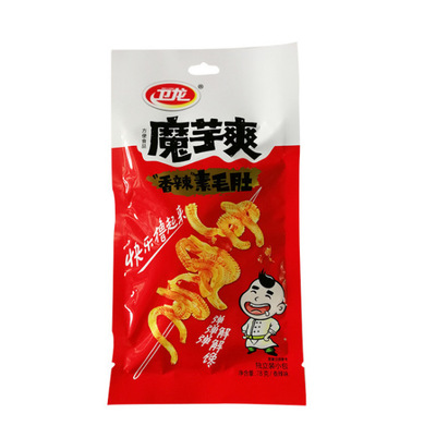 Wei long Shuang Shuang Shuang 78g*5 spicy Spicy and spicy Beef omasum Snow konjac gluten Full container 60 package