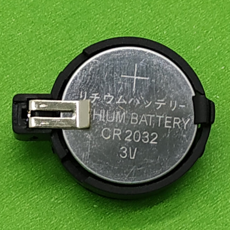 3V纽扣电池底座 环保 CR2032插件电池座 BS-2032-4电池座