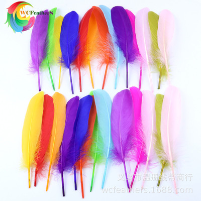 Manufactor Direct selling colour washing angel Wing feathers DIY manual colour packing Feather