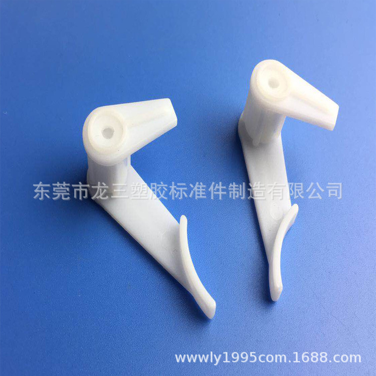 生产LED吸顶灯灯罩卡子 底盘卡脚旋卡 10厘 白色 PP料环保