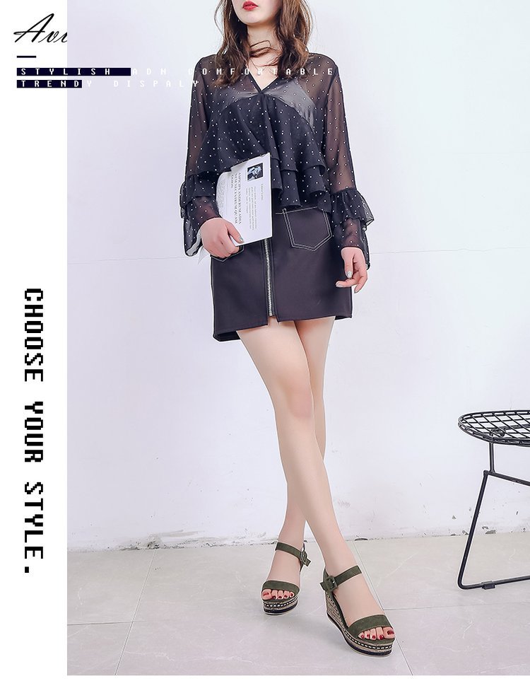 Chaussures été pour femme en Caoutchouc - Ref 3346137 Image 11