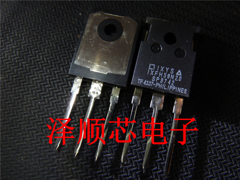 IXFH58N20  MOSFET N-CH 200V 58A TO-247 场效应管 全新原装正品