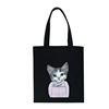 Cute cloth bag, one-shoulder bag suitable for men and women, shopping bag, backpack, Korean style, South Korea