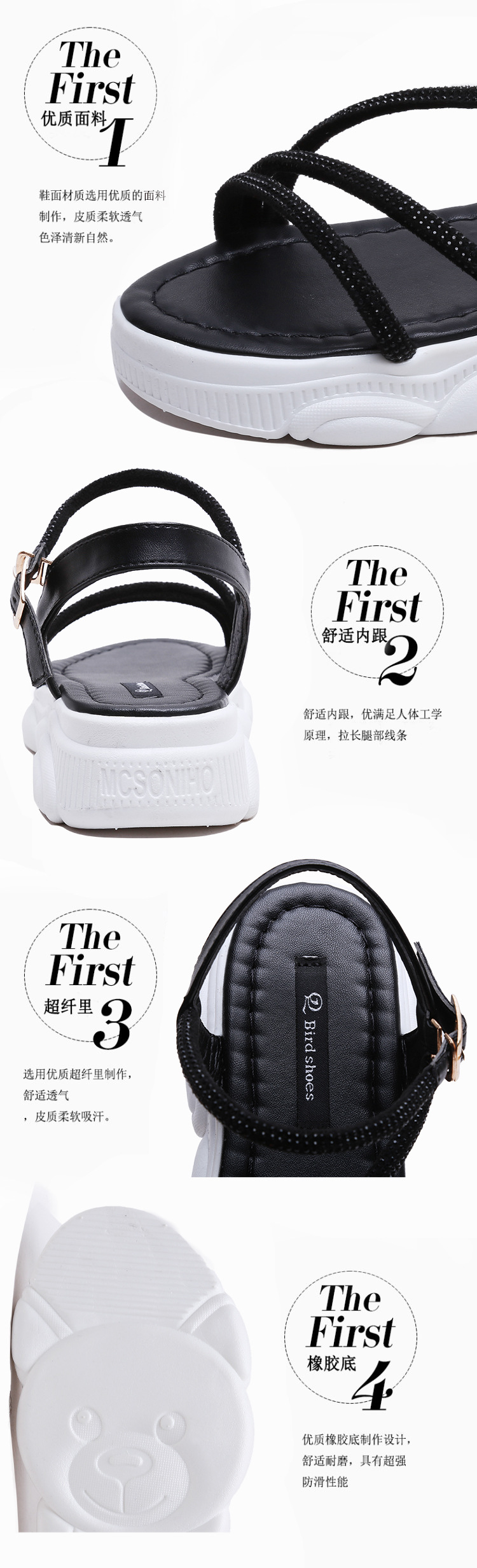 Chaussures été pour femme en Caoutchouc - Ref 3346631 Image 13