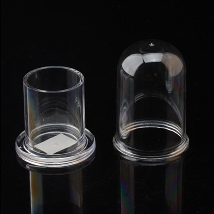 De gama alta de acrílico palillo titular puede ronda palillo de dientes caja de plástico transparente restaurante occidental palillo de dientes titular LOGO para mayoristas