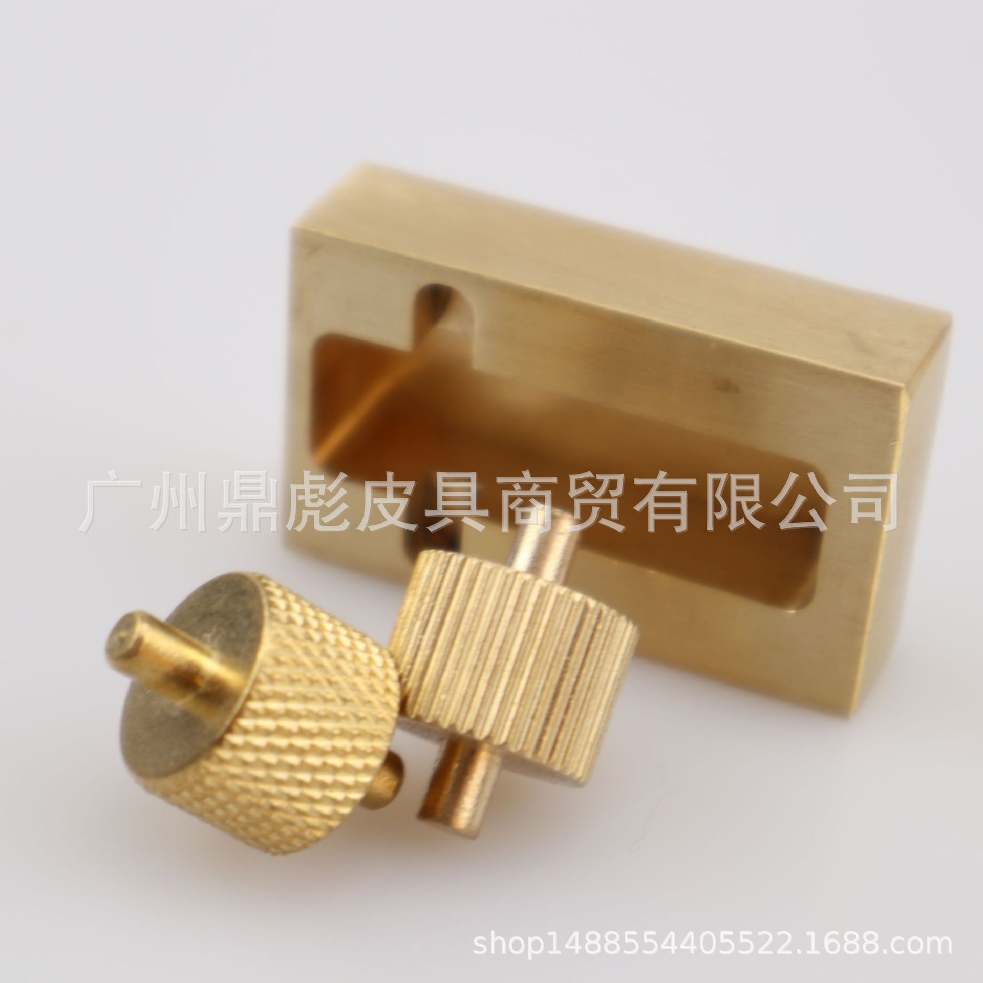 Mini Borde de latón caja de aceite Borde de aceite cubo para colorear caja de borde de cobre puro DIY herramientas de procesamiento de cuero hecho a mano