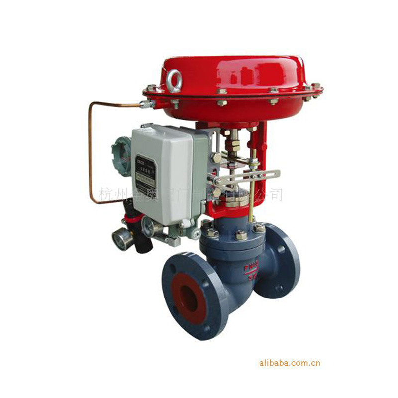 荐 不锈钢气动薄膜蒸汽气动调节阀 超低温气动法兰调节阀