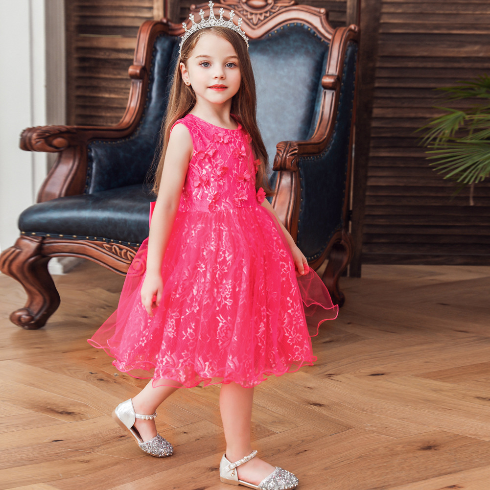 Children's Dress Princess Dress Baby Year-old Dress Tutu Skirt Flower Girl Wedding Dress display picture 23