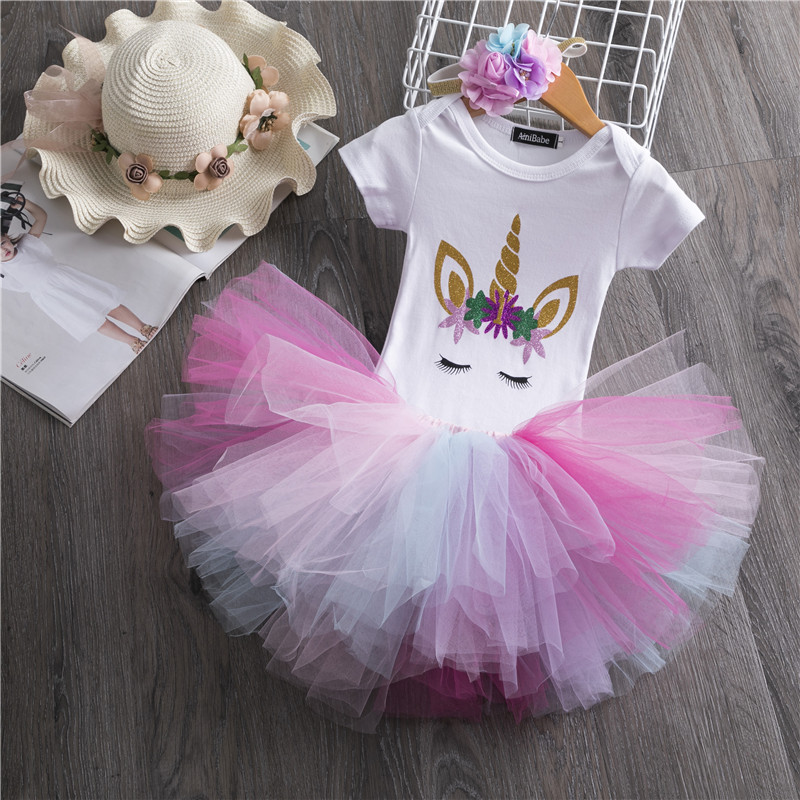 Cute Flower Cotton Blend Polyester Girls Dresses display picture 5