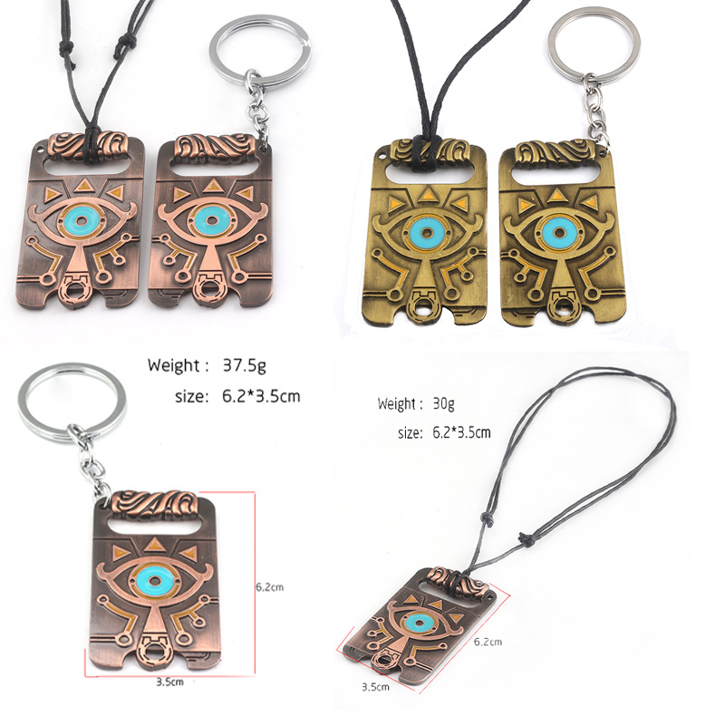 50g Weight 1 Piece Cartoon Style Triangle Devil's Eye Owl Alloy Unisex Keychain Necklace