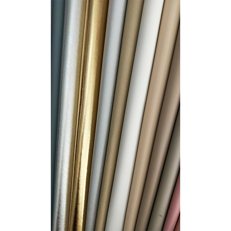 精品诺金皮革 现货批发 半pu斜条纹原皮箱包通用面料沙发软包装饰