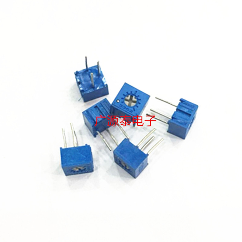 厂家直销  单圈可调电阻3362P-1-201 顶调电位器全系列 阻值200欧