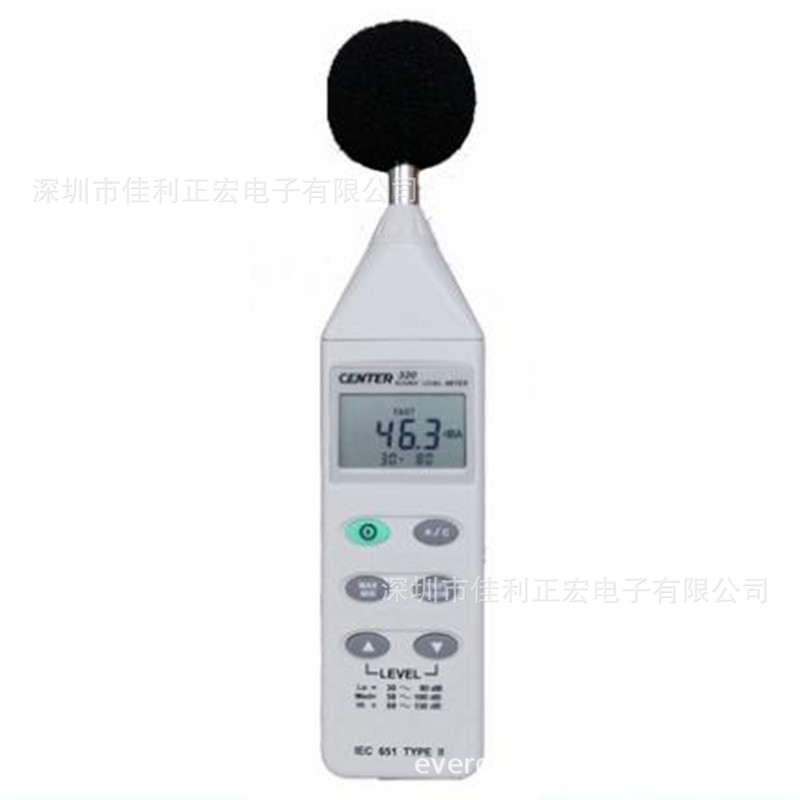 群特数位式噪音计声级计CENTER-320噪音仪分贝仪