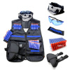 Children's tactics vest, set, soft bullet, shotgun with accessories, equipment, street hip bag