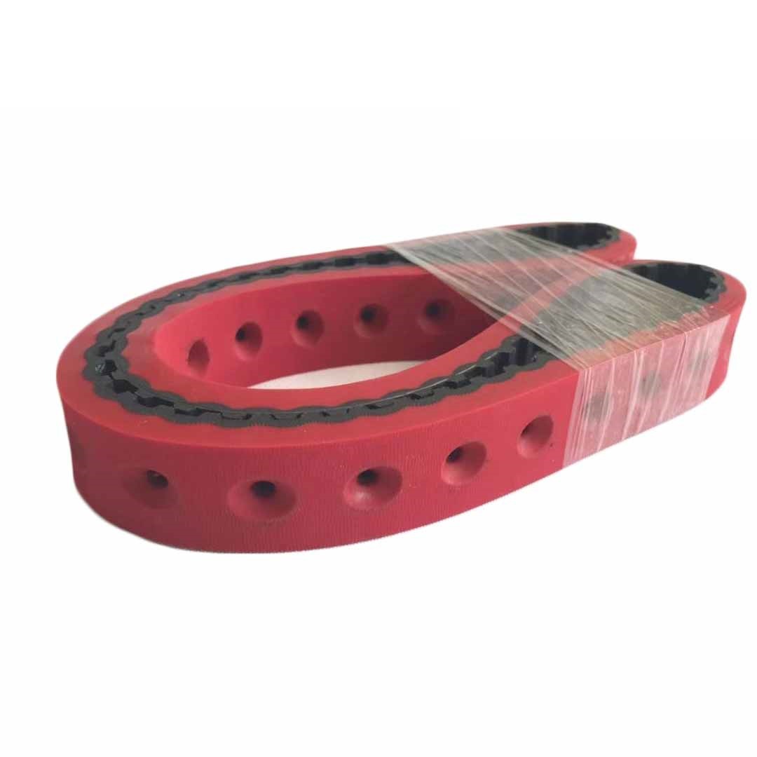 供应真空拉膜机加红胶打孔皮带