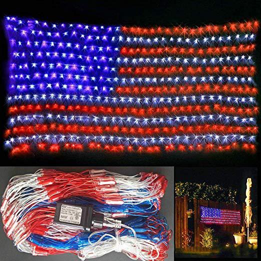 LED American Flag Lights