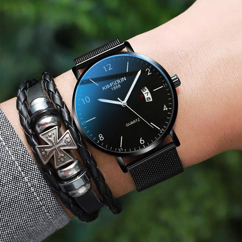 Kingston ultra-thin watch men's fashion luminous waterproof quartz watch simple student watch wholesale