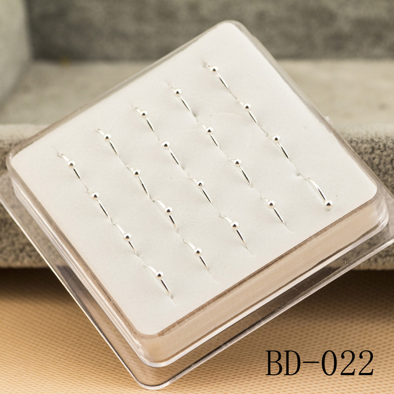 外貿電商爆款 精致時尚圓球鼻環 銀飾鼻釘 鼻飾 穿刺飾品批發