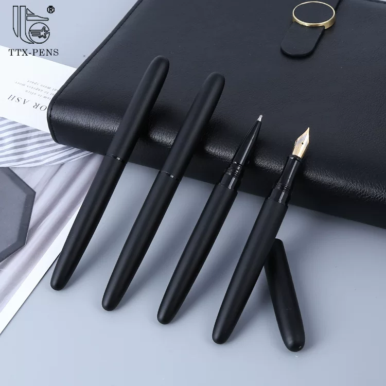 Black metal elite rollerball pen, custom-made, Birthday gift