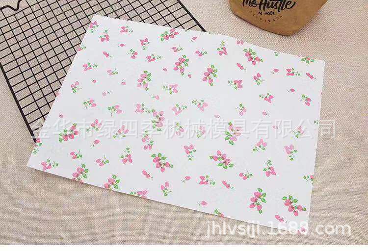 网红纸浆蛋糕便当盒垫纸蛋糕盒子创意手绘汉堡盒隔油纸防油纸