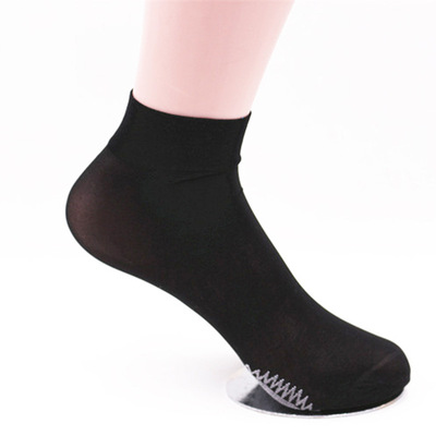 女短鋼絲襪腳底加棉防滑超薄透膚不勾絲夏季對對襪多色100雙批發