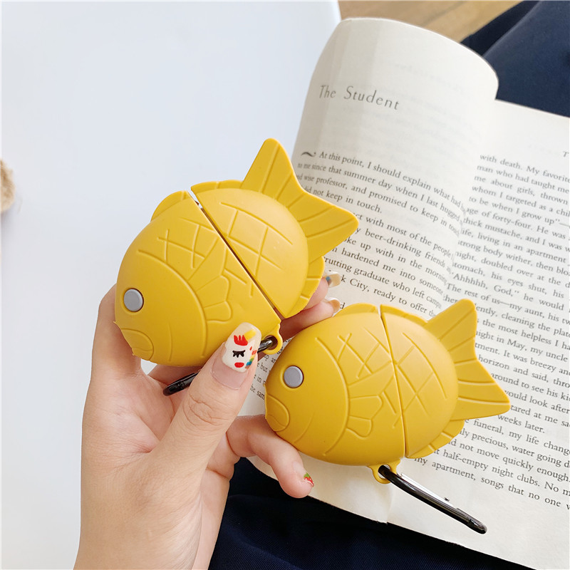 Vente En Gros Accessoires Housse De Protection Pour Écouteurs De Poisson De Dessin Animé Nihaojewelry display picture 4