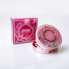 Wholesale magic circle flow sand box starry night contact lens cases with companions and dual boxes