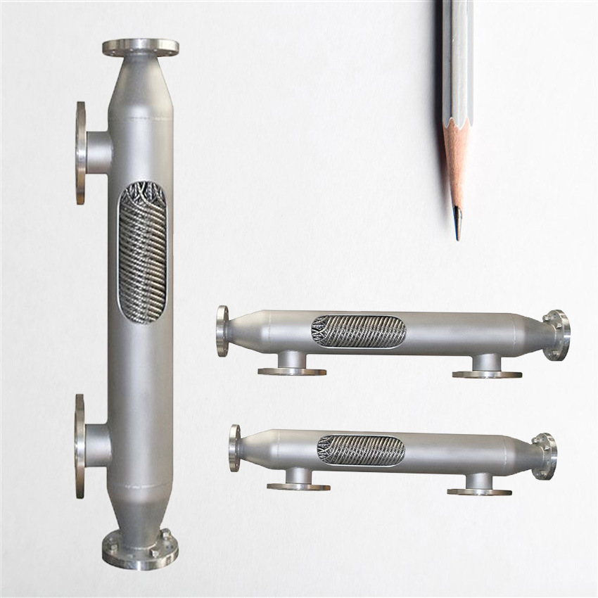 食品螺旋螺纹管热交换器 内蒙古生水加热器 工业热水管壳式换热器